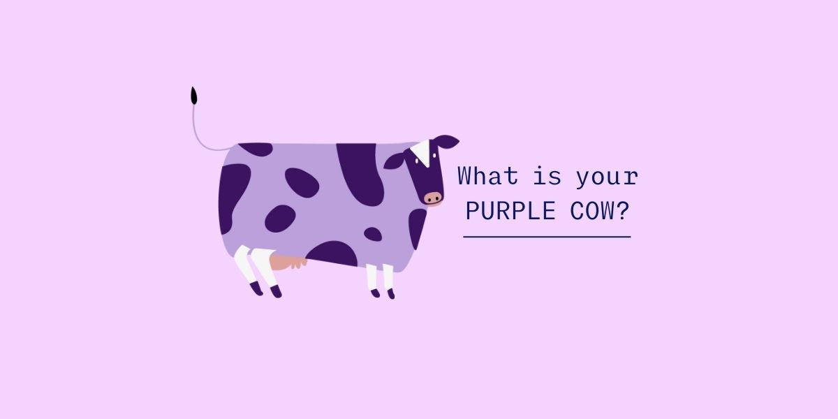 What is your Purple Cow?